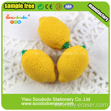 lemon eraser fancy design as stationery